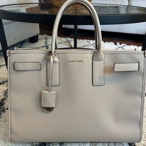 Anne Klein Cream Laptop Bag